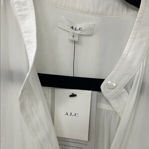 A.L.C. Ivory Button-Up Shirt